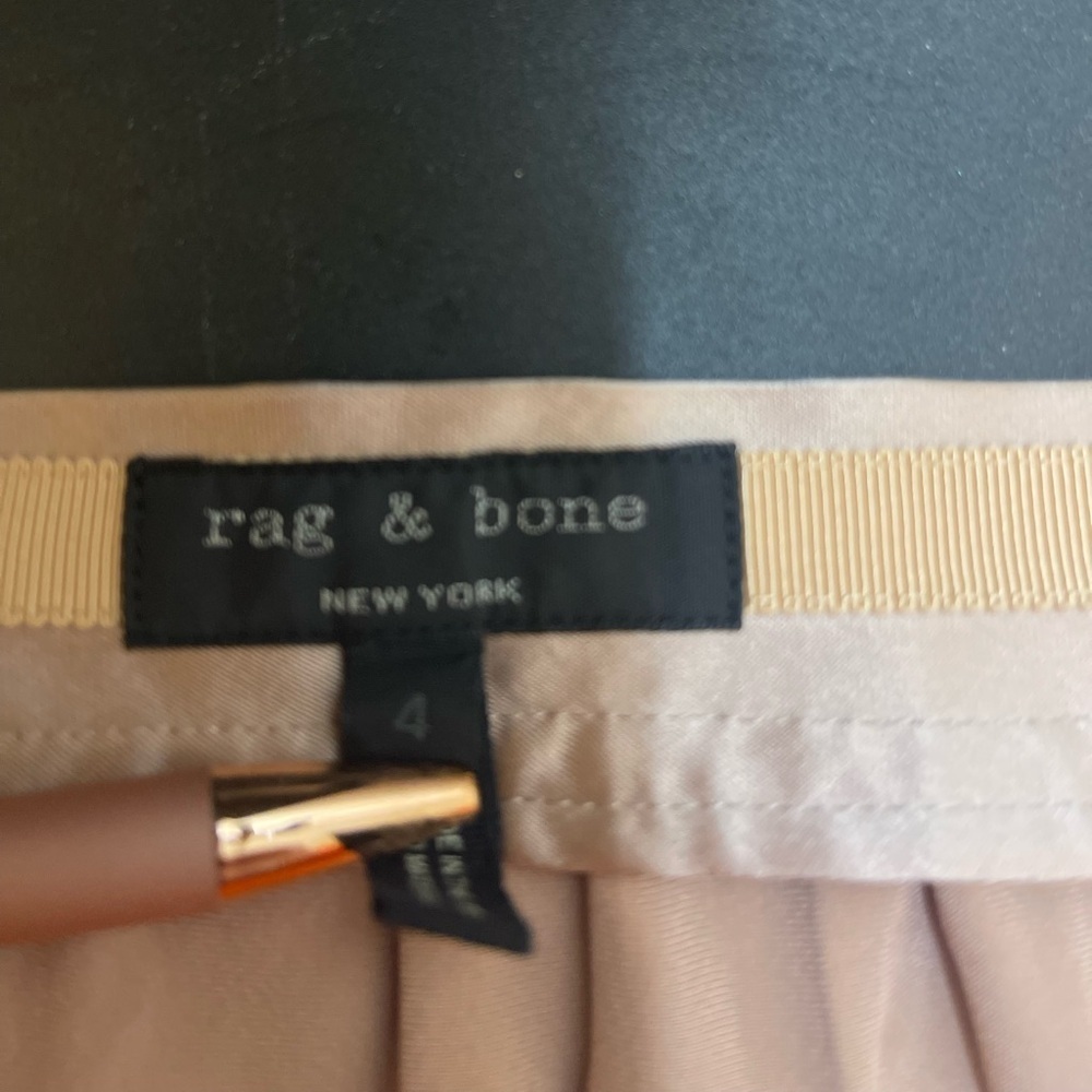 Rag & Bone Maria silk skirt in the Rugby Tan color - Picture 6 of 7